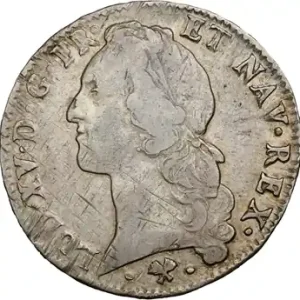 Soldes Louis XV, écu au bandeau, 1767 Bayonne