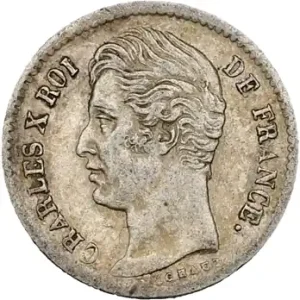 Charles X, 1/4 de franc, 1830 Paris Produit De Marque