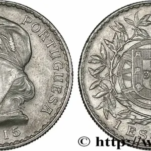 PORTUGAL 1 Escudo 1915 fwo_737186 Monde Top Qualité