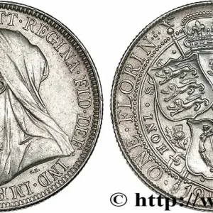Prix Choc ROYAUME-UNI 1 Florin Victoria 1901 fwo_737212 Monde