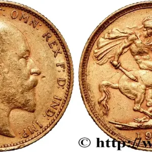 OR, PALLADIUM ET PLATINE INVESTISSEMENT 1 Souverain Edouard VII 1902 Sydney fwo_737317 Monde Expédition Rapide