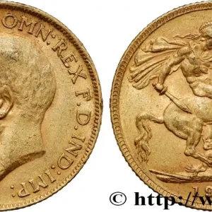 Super Prix OR, PALLADIUM ET PLATINE INVESTISSEMENT 1 Souverain Georges V 1911 Londres fwo_737326 Monde