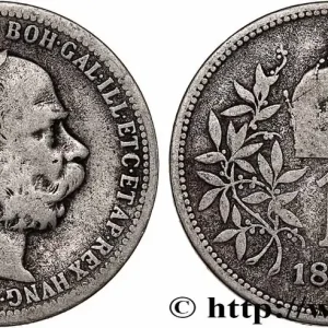 AUTRICHE 1 Corona François-Joseph Ier tête laurée 1895 Vienne fwo_741665 Monde Prix Réduit