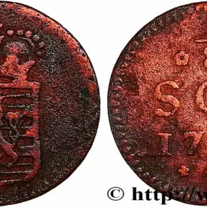 LUXEMBOURG 1/8 Sol emblème 1775 Bruxelles fwo_741669 Monde Prix Promo