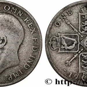 ROYAUME-UNI 1 Florin Georges V 1921 fwo_741697 Monde Prix Choc