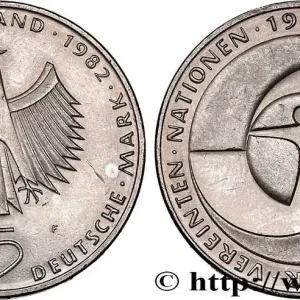 Produit De Marque ALLEMAGNE 5 Mark 10e Anniversaire de la Conférence des Nations Unies sur l’environnement humain 1982 Stuttgart fwo_741766 Monde