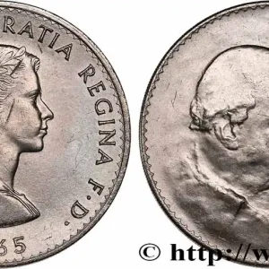 ROYAUME-UNI 1 Crown Winston Churchill 1965 fwo_741988 Monde Offre Exclusive