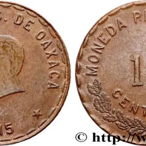 Original MEXIQUE - GOUVERNEMENT PROVISOIRE D'OAXACA 10 Centavos 1915 fwo_711413 Monde