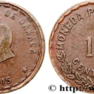 MEXIQUE - GOUVERNEMENT PROVISOIRE D'OAXACA 10 Centavos 1915 fwo_711414 Monde Acheter Direct
