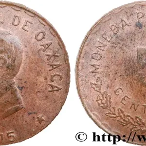 MEXIQUE - GOUVERNEMENT PROVISOIRE D'OAXACA 5 Centavos 1915 Oaxaca fwo_711566 Monde Expédition Rapide