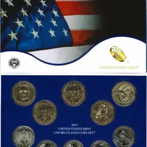 ÉTATS-UNIS D'AMÉRIQUE Série 14 monnaies 2015 Philadelphie fwo_717165 Monde Premium