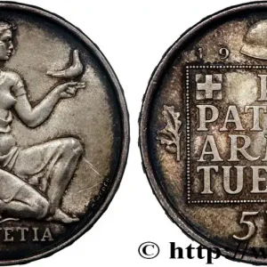 Commande En Gros SUISSE 5 Francs fond pour l’armement 1936 Berne fwo_731093 Monde