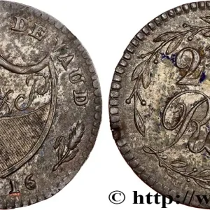 SUISSE - CANTON DE VAUD 2 1/2 Rappen - Canton de Vaud 1816 fwo_731140 Monde Prix Cassé