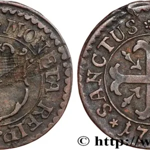 Super Prix SUISSE - CANTON DE FRIBOURG 1/2 Kreuzer 1770 fwo_731147 Monde