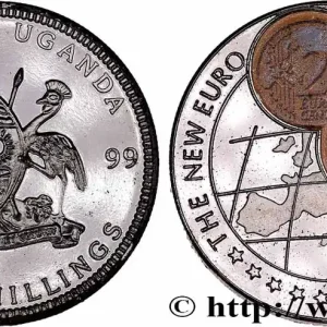 OUGANDA 1000 Shillings Proof 20 cent Belgium 1999 fwo_731245 Monde Satisfait Ou Remboursé