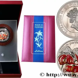 NIUÉ 1 Dollar Proof Lys Léopard 2012 Varsovie fwo_738878 Monde Dernier Modèle