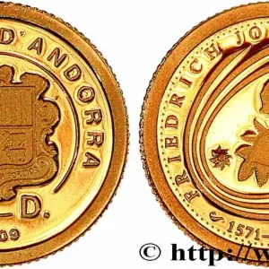 Acheter En Ligne ANDORRE (PRINCIPAUTÉ) 1 Diner Proof Johannes Kepler 2009 fwo_740378 Monde