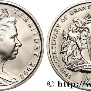 Nouvelle Collection TERRITOIRE ANTARCTIQUE BRITANNIQUE 2 Pounds Proof Centenaire des lettres patentes 2008 Pobjoy Mint fwo_627077 Monde