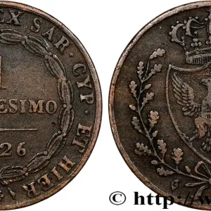 Gros Lot ITALIE - ROYAUME DE SARDAIGNE 1 Centesimo Charles Félix “L” 1826 Turin fwo_729037 Monde