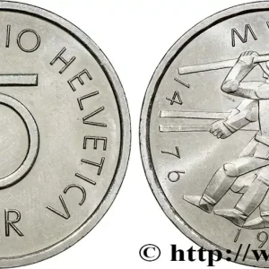 Quantité Limitée SUISSE 5 Francs 500e anniversaire de la bataille de Murten 1976 Berne - B fwo_730605 Monde