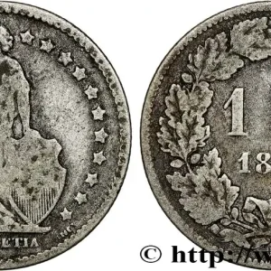 Garantie Incluse SUISSE 1 Franc Helvetia 1877 Berne fwo_730620 Monde