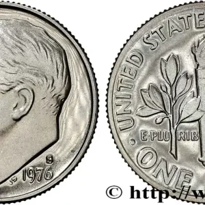 ÉTATS-UNIS D'AMÉRIQUE 1 Dime (10 Cents) Proof Roosevelt 1976 Philadelphie fwo_731427 Monde Meilleure Qualité
