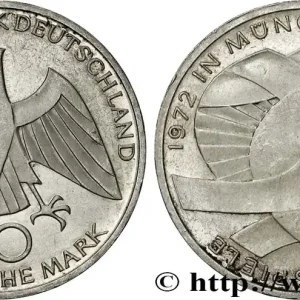 ALLEMAGNE 10 Mark Proof XXe J.O. Munich : l’idéal olympique 1972 Karlsruhe fwo_731969 Monde Prix Réduit