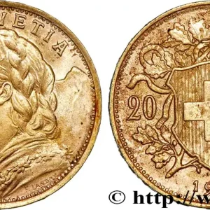 Vente Flash OR, PALLADIUM ET PLATINE INVESTISSEMENT 20 Francs or "Vreneli" 1947 Berne fwo_732447 Monde
