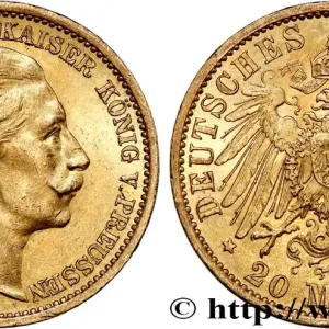 Usine Directe OR, PALLADIUM ET PLATINE INVESTISSEMENT 20 Mark Guillaume II 1906 Berlin fwo_735627 Monde