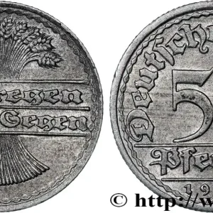 Dernier Modèle ALLEMAGNE 50 Pfennig 1922 Stuttgart fwo_742784 Monde