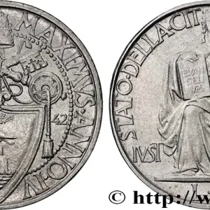 VATICAN ET ÉTATS PONTIFICAUX 2 Lire Pie XII an IV 1942 fwo_742785 Monde Meilleur Choix