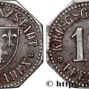 ALLEMAGNE - Notgeld 10 Pfennig Wiesbaden 1917 fwo_742791 Monde Meilleure Vente