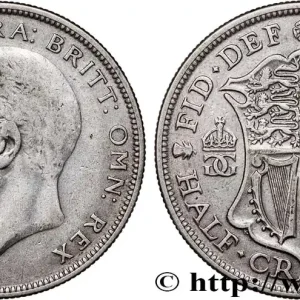 Garantie Incluse ROYAUME-UNI 1/2 Crown Georges V 1929 fwo_742794 Monde