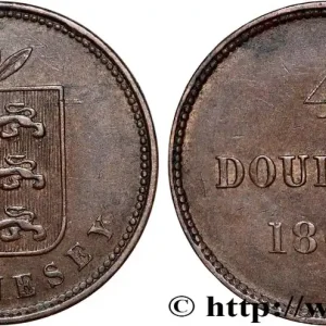 GUERNESEY 4 Doubles armes du baillage de Guernesey 1864 fwo_742880 Monde Commander Maintenant