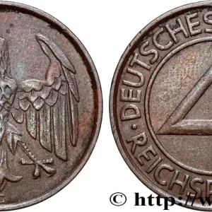 Offre Limitée ALLEMAGNE 4 Reichspfennig 1932 Karlsruhe fwo_742887 Monde