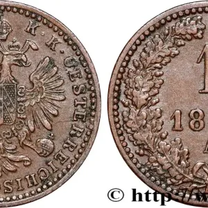 AUTRICHE 1 Kreuzer aigle 1860 Vienne fwo_742894 Monde Vente Flash