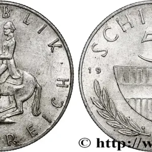 Populaire AUTRICHE 5 Schilling 1960 fwo_742897 Monde