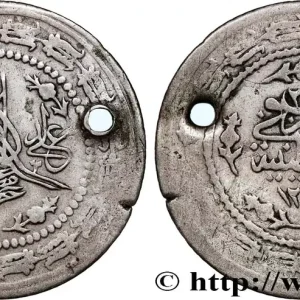TURQUIE 3 Kurush Mahmud II AH1223 an 27 (1835) Constantinople fwo_742909 Monde Marque