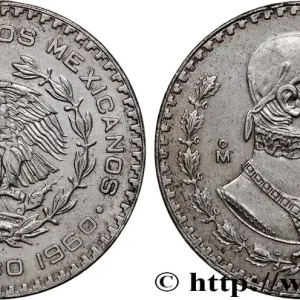 Quantité Limitée MEXIQUE 1 Peso Jose Morelos y Pavon 1960 Mexico fwo_742925 Monde