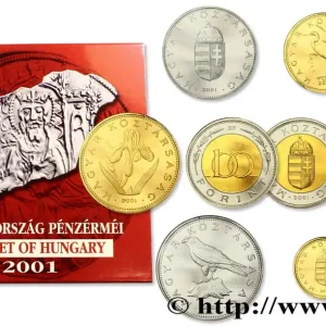 Premium HONGRIE Série 7 monnaies 2001 2001 fwo_743002 Monde