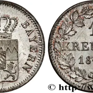 Prix Choc ALLEMAGNE - BAVIÈRE 1 Kreuzer 1842 Munich fwo_739319 Monde