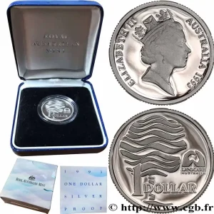 Garantie Incluse AUSTRALIE 1 Dollar Proof Landcare 1993 fwo_739962 Monde