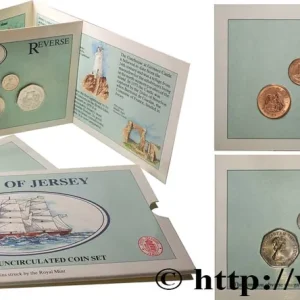 Petit Prix JERSEY Série FDC - 7 monnaies 1992 fwo_671485 Monde