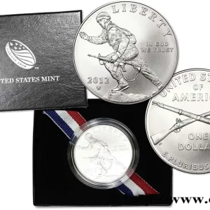 ÉTATS-UNIS D'AMÉRIQUE 1 Dollar Infantry Soldier 2012 2012 West Point fwo_672118 Monde Tendance