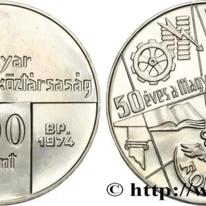 HONGRIE 100 Forint 50ème anniversaire de la Banque nationale de Hongrie 1974 Budapest fwo_678180 Monde Premium