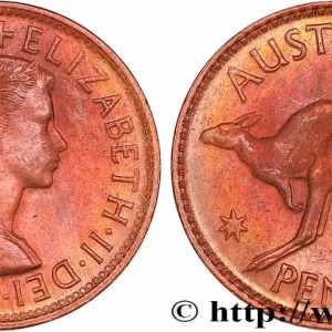 AUSTRALIE 1 Penny Elisabeth II 1964 Perth fwo_703637 Monde Jusqu’à Épuisement Des Stocks