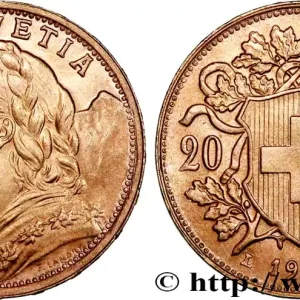 OR, PALLADIUM ET PLATINE INVESTISSEMENT 20 Francs "Vreneli" 1935 Berne fwo_723702 Monde Pas Cher