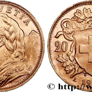 Jusqu’à Épuisement Des Stocks OR, PALLADIUM ET PLATINE INVESTISSEMENT 20 Francs "Vreneli" 1935 Berne fwo_723703 Monde