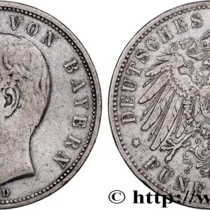 Paiement Sécurisé ALLEMAGNE - BAVIÈRE 5 Mark Otton 1894 Munich fwo_725125 Monde