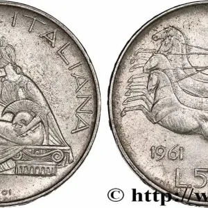 Marque ITALIE 500 Lire Centenaire de l’Unité Italienne 1961 Rome fwo_728229 Monde